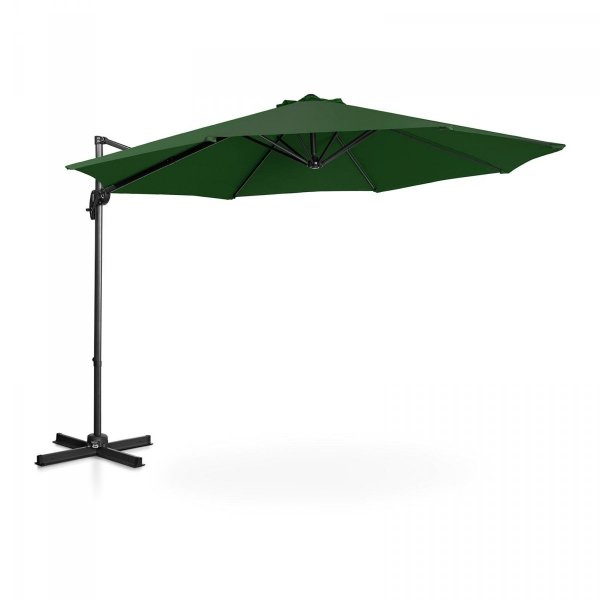 Parasol ogrodowy wiszący - Ø300 cm - zielony UNIPRODO 10250093 UNI_UMBRELLA_2R300GR