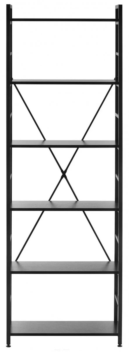 Regał na książki - 28 x 60 x 182 cm - 150 kg - czarny Fromm Starck 10260382 STAR_BC_11 
