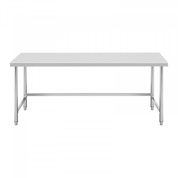 Stół ze stali nierdzewnej - 200 x 70 cm - udźwig 95 kg - Royal Catering ROYAL CATERING 10012637  RCAT-200/70-PS