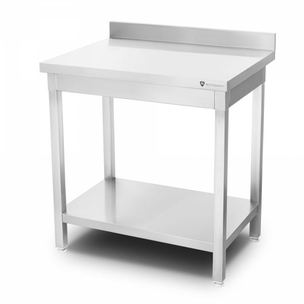 Stół przyścienny z półką | 1600x700x850 mm | skręcany