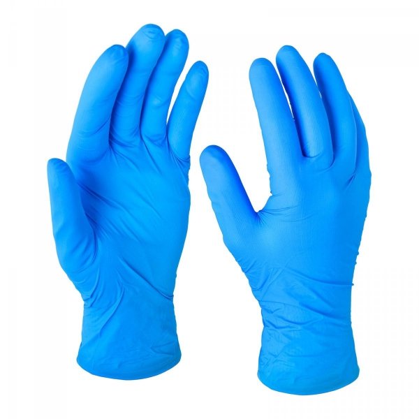 Rękawiczki nitrylowe - rozmiar L - 100 szt. MSW 10061361 HP-DNG-B