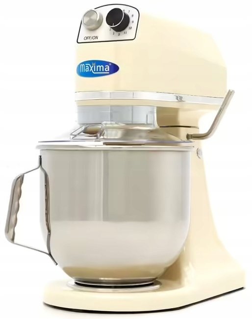 Robot Kuchenny Mikser Planetarny 7L Kość Słoniowa MAXIMA 8720783971121 09360780