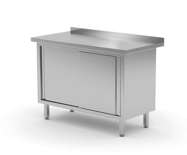 Stół przyścienny szafka z drzwiami suwanymi 800 x 700 x 850 mm POLGAST 127087 127087