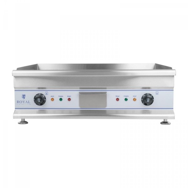 Płyta grillowa - 75 cm - gładka - 2 x 3200 W ROYAL CATERING 10010063 RCG 75
