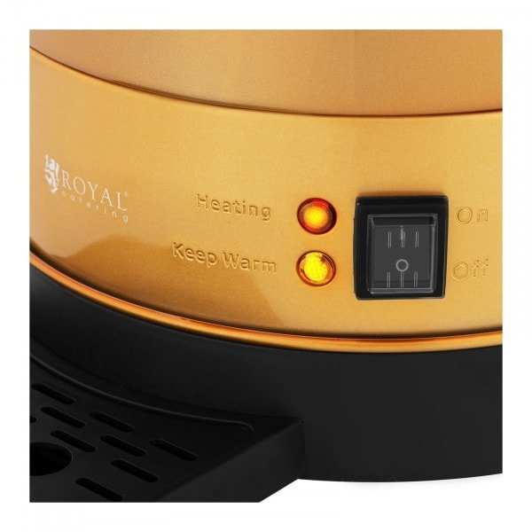 Zaparzacz do kawy - 14 l - złoty - Royal Catering ROYAL CATERING 10012466 RC-WBDWTC14GO