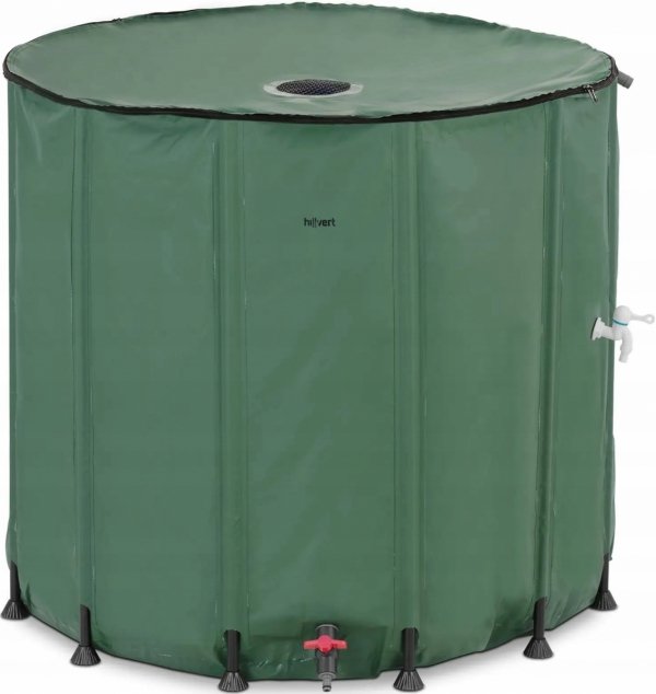 Zbiornik na deszczówkę - składany - 1000 l HILLVERT HT-WT-1000LN 10090490  4062859176158