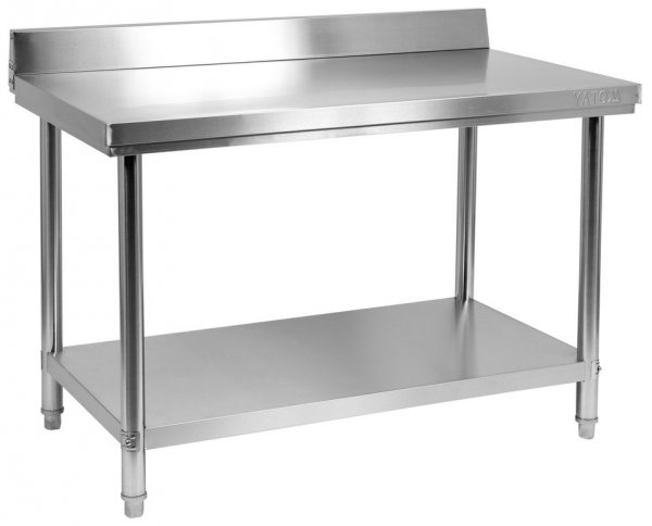 STÓŁ PRZYŚCIENNY Z PÓŁKĄ  SKŁADANY 1000×600×H850+100 mm YATO YG-09021