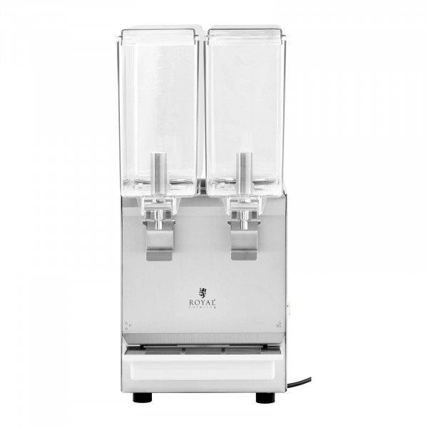 Dyspenser do napojów - 2 x 10 l - Royal Catering - system chłodzenia ROYAL CATERING 10012339 RC-JDD02