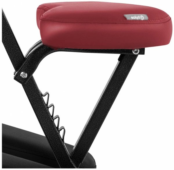 Składane krzesło do masażu -  czerowne PHYSA 10040441 PHYSA MONTPELLIER RED