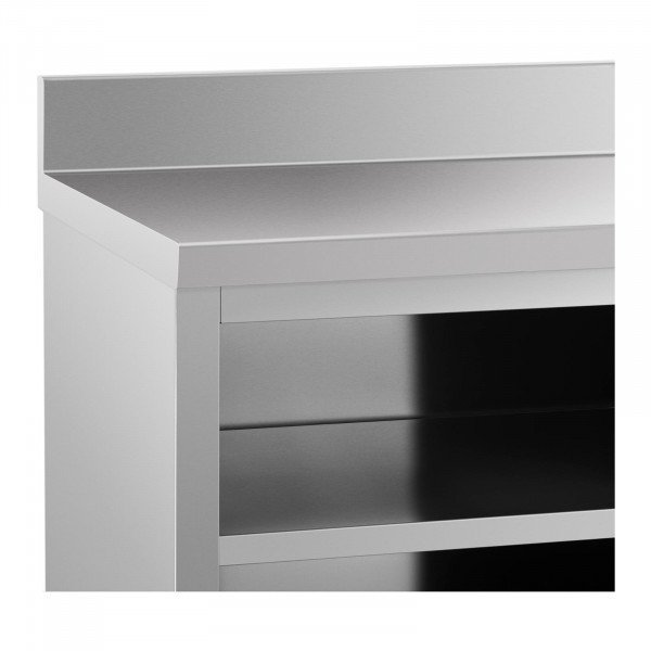 Stół roboczy z szafką - rant - 200 x 70 cm - 600 kg ROYAL CATERING 10011669  RCSSCB-200X70-E-B