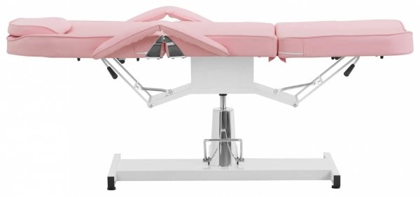 Fotel kosmetyczny - 180 x 58 x 66 - 76 cm - 200 kg - różowy Physa 10040859 PHYSA CAPUA POWDER PINK