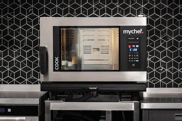 Piec konwekcyjno-parowy elektryczny | automatyczny system myjący | 4xGN1/1 | 6,3 kW | 400 V | Mychef COOK MASTER 041E