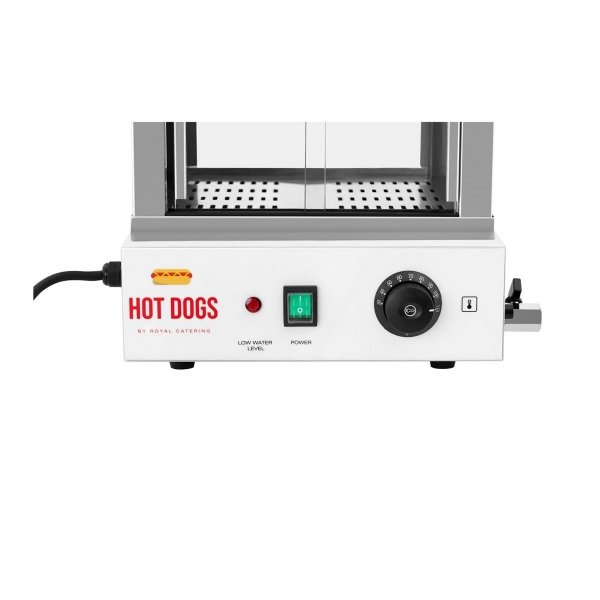Podgrzewacz do hot dogów - 100 parówek / 25 bułek Royal Catering 10011586 RCHW 1000H