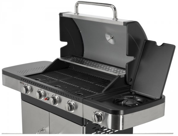 GRILL GAZOWY 4+1 STAL NIERDZEWNA 14,2KW YATO YG-20019  5906083106002