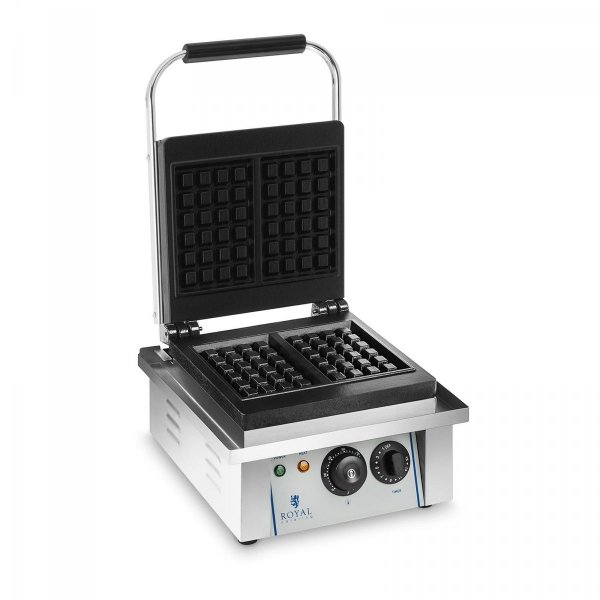 Gofrownica belgijskie gofry - 2000 W - prostokątna - 2.0 ROYAL CATERING 10010314 RCWM-2000-E