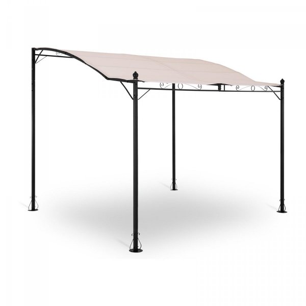 Pergola ogrodowa - 2,6 x 3 x 2,5 m - beżowa UNIPRODO 10250052 UNI_GAZEBO_3X2.5B