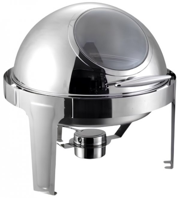 Podgrzewacz na pastę okrągły z szybką 6L Szron WT-D200504