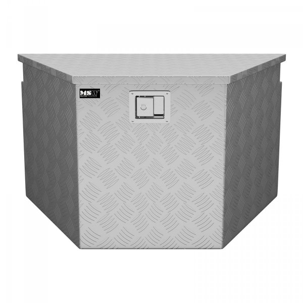 SKRZYNKA NARZĘDZIOWA Z ALUMINIUM 150L ZAMEK MSW 10060944 MSW-ATB-830