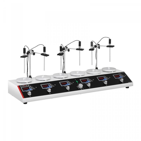 Mieszadło magnetyczne - 99°C - timer - 6 platform STEINBERG 10030253 SBS-MR-1600/6