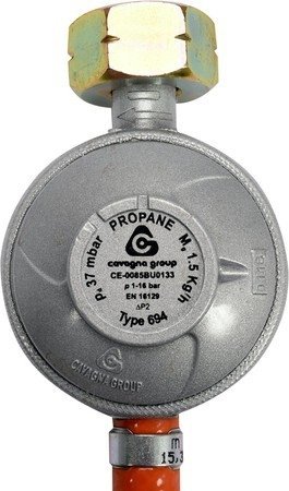 Reduktor gazowy z wężem 1m VOREL 99670 99670