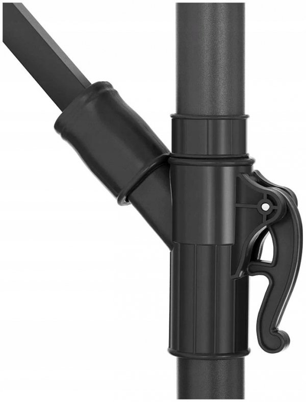 Parasol ogrodowy wiszący 250x250cm UNIPRODO 10250524 UNI_UMBRELLA_SQ250CR_N