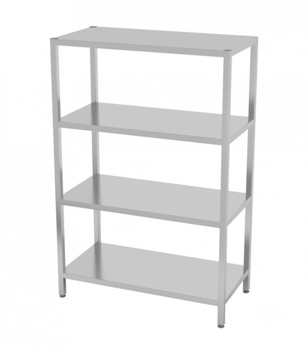 Regał magazynowy skręcany, 4 półki pełne 1200 x 700 x 1800 mm POLGAST 334127SK 334127SK