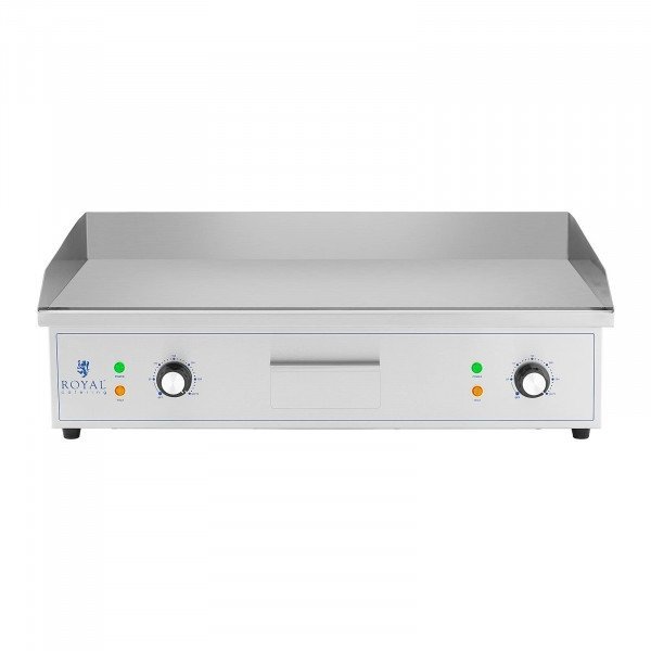 Płyta grillowa - 727 x 420 mm - Royal Catering - gładka - 4400 W ROYAL CATERING 10012022 RCPG51-S