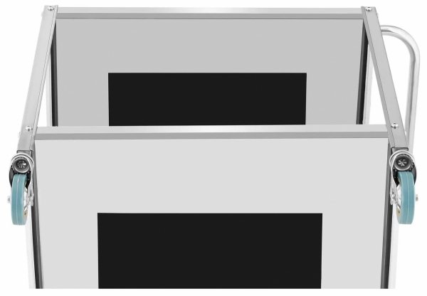  Wózek kelnerski - 2 półki - 80 x 57 x 3,5 cm - rozstaw półek 53 cm - 100 kg - Royal Catering 10012765 RCGW 12 