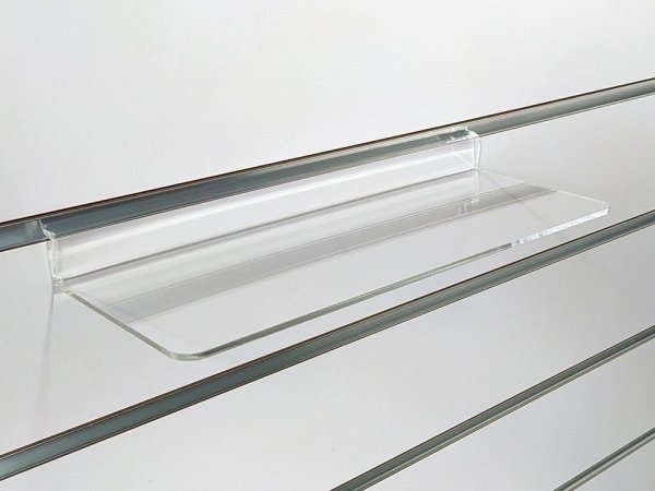 Półka bez frontu z plexi do panelu 30 cm x 15 cm