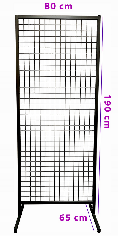 Stojak ekspozytor z 25 haczykami - CZARNY