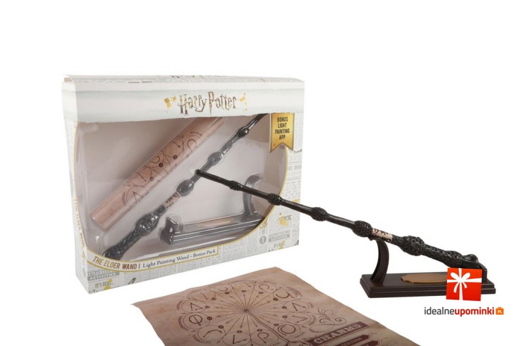 Harry Potter - Multimedialna Czarna różdżka z podstawką ...
