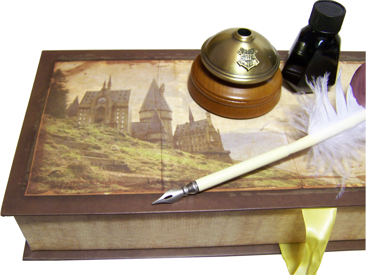 Harry Potter - Gęsie pióro do pisania i kałamarz