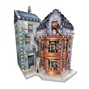 Harry Potter - Puzzle 3D Magiczne dowcipy Weasleyów i Prorok Codzienny 285 el. Diagon Alley