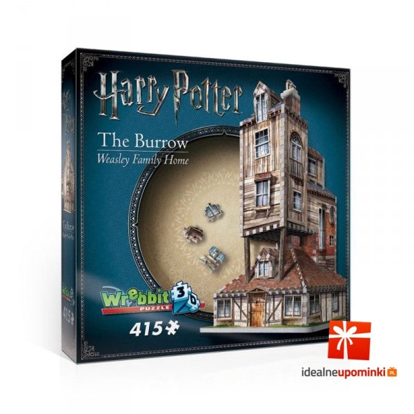 Harry Potter - Puzzle 3D Dom Weasleyów - Nora 415 el.