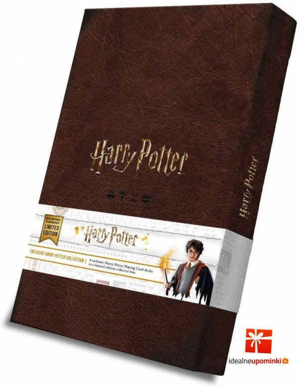Harry Potter - Karty do gry zestaw 8 talii Harry Potter vs Lord Voldemort