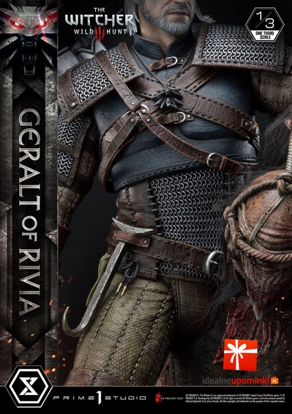 Wiedźmin - Figurka Geralt z Rivii 88 cm Statue 1/8