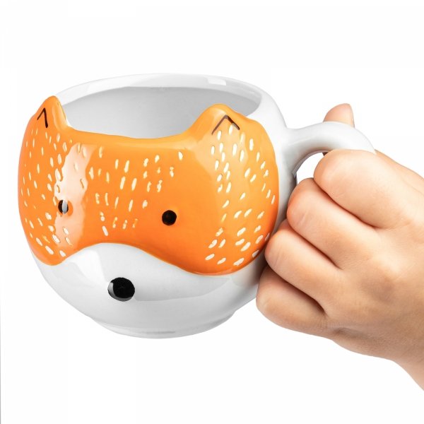 Kubek ceramiczny Uszaty Lisek