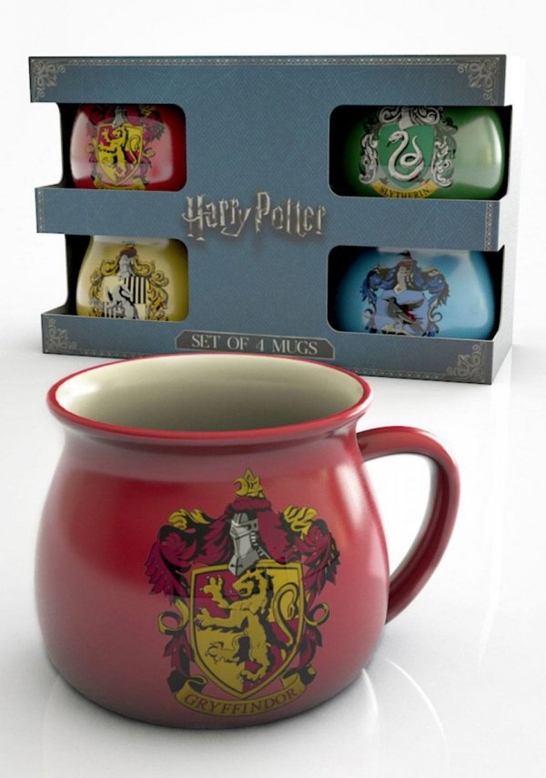 Harry Potter - Filiżanki zestaw 4 szt.