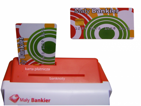 Skarbonka bankomat - mały bankier