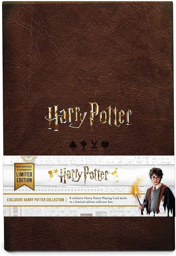 Harry Potter - Karty do gry zestaw 8 talii Harry Potter vs Lord Voldemort