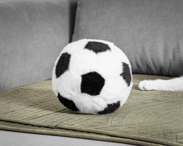 Pluszowa piłka nożna 15 cm