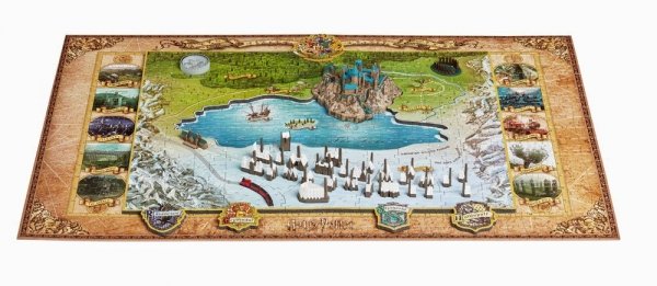 Harry Potter - Puzzle 4D Magiczny świat 892 el. 