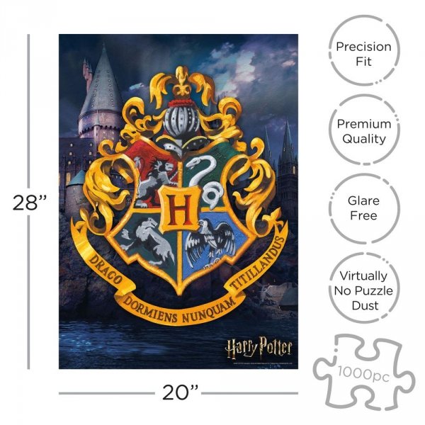 Harry Potter - Puzzle 1000 el. herb Hogwart 