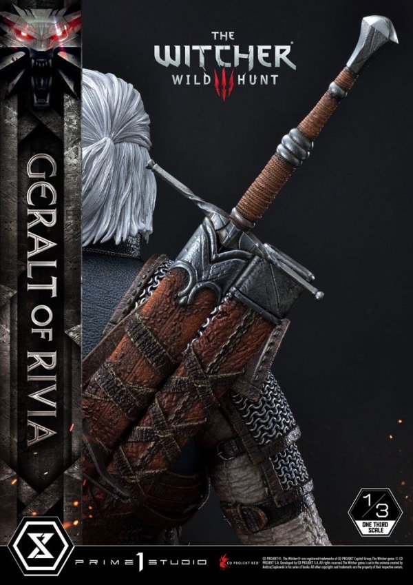 Wiedźmin - Figurka Geralt z Rivii 88 cm Statue 1/8