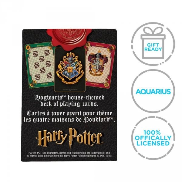 Harry Potter - Karty do gry herby domów Hogwart