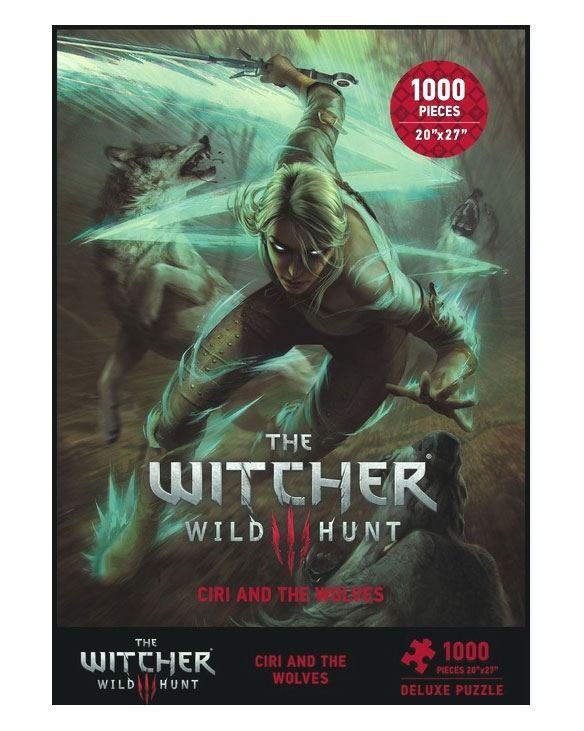 Wiedźmin 3 Witcher Wild Hunt - Ciri i wilki - Puzzle 1000 el.