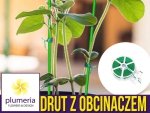 Drut ogrodniczy okrągły z obcinaczem 20 m x 2 mm - 1szt.