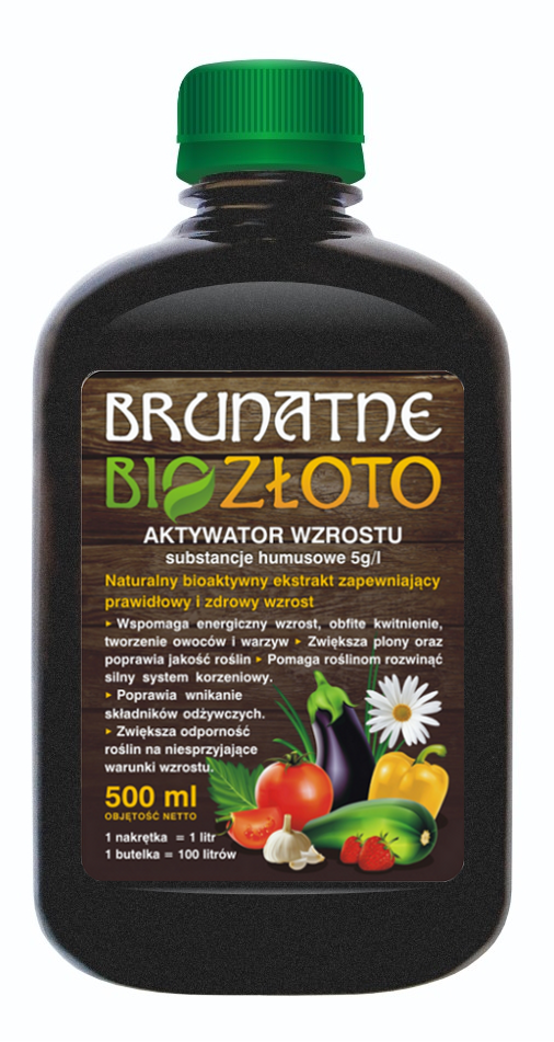 Brunatne BIO Złoto aktywator WZROSTU do warzyw