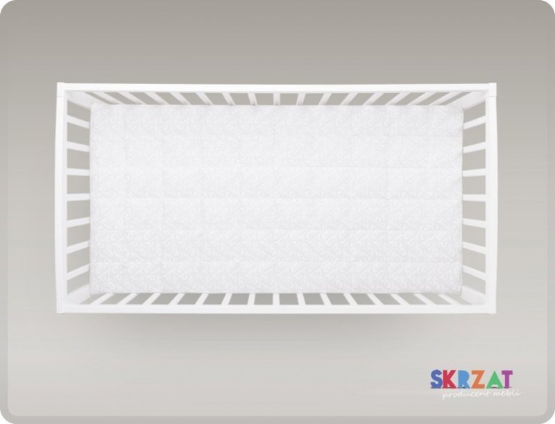 SKRZAT łóżeczko kolor bialy  ARCO  120/60 cm + szuflada 