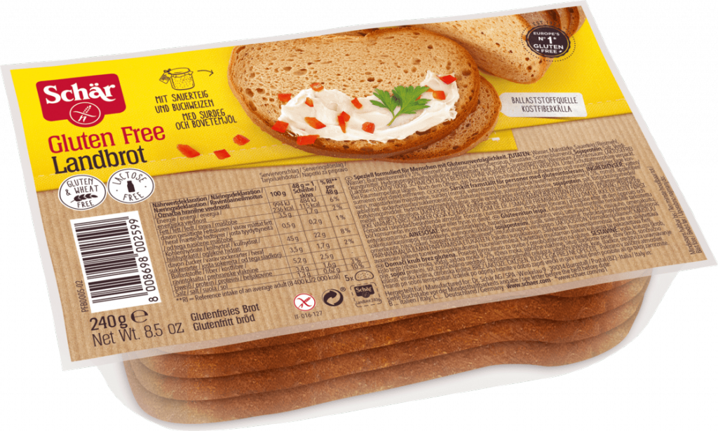 Schar Wiejski Ciemny Chleb Bez Glutenu Laktozy 240g Pieczywo 